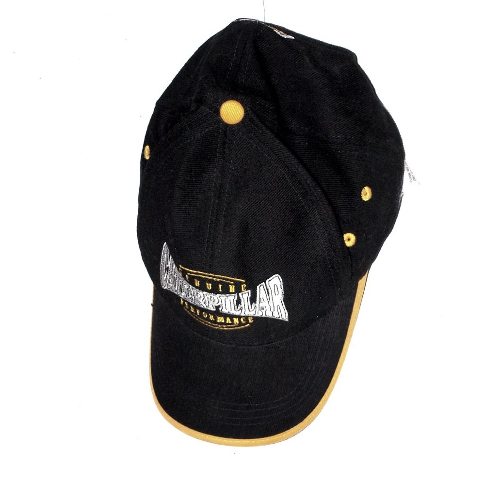 Caterpillar Black Adjustable Baseball Cap OS